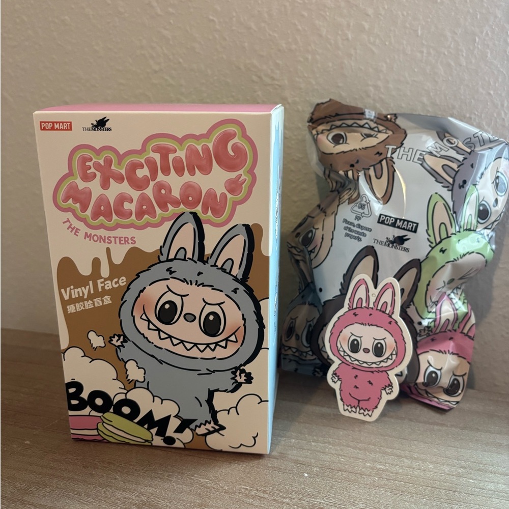 Authentic Pop Mart The Monsters Labubu Exciting Macaron